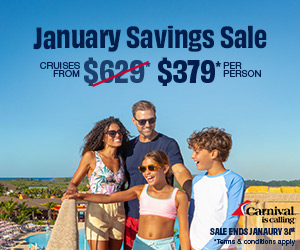 Carnival Cruises January Specials - Special cruise offer